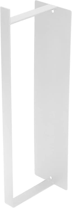 Kleerhangerorganizer van magnetisch wandpaneel met ronde hoek - Metalen magnetische zuignap voor kast - Wit - Opbergoplossing voor wasmachine - Duurzame hangerhouder - Ruimtebesparend ontwerp. — thumbnail 4