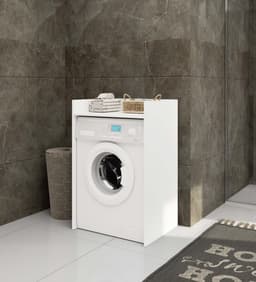 Wasmachine Kast / Wasmachine Ombouw / Wasmachine Meubel FIN / Wit / AKORD Furniture Factory / 64 x 98 x 50 cm — thumbnail 5