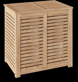 5Five Sicela Dubbele Wasmand 100L - Bamboe - 58 x 40 x 60 CM — thumbnail 3