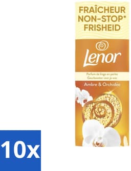 Lenor – Geurbooster – Amber & Orchidee – 12 Wasbeurten – 155 g - Bulkverpakking - 10 stuks — thumbnail 1