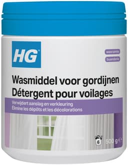 2 x HG Wasmiddel Voor Gordijnen 500 gr - Wasmiddel Vitrage - Vitrage Schoonmaken - Rookvlekken Verwijderen - Stofvlekken Verwijderen - Wasmiddel Voor Wasmachine — thumbnail 3