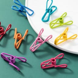 Camping Accessoires - Reiswaslijn met 12 Clips - Draagbare Buitenwaslijn - Uittrekbare Waslijn voor Kamperen — thumbnail 4
