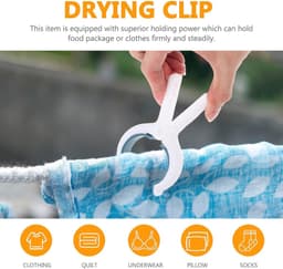 SnelShoppen - 6 Stuks Handige Handdoekclips voor Strandstoel, Bad Clips, Beddengoed en Kleding, Duurzaam PP Plastic met Antislip Pads, Perfect voor Ca — thumbnail 2
