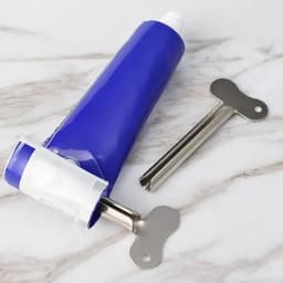 Buisknijper Roestvrij Staal - 8 Stuks - Tandpasta/Crème/Verf Knijper - Sleuteldispenser - Waterdicht - Eenvoudig te Gebruiken - Tandpastaknijper — thumbnail 3