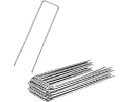Grondankers - Staal - 150 x 25 x 3 mm - Anti-roest Grondankers voor Tuin en Camping - Set van 20 stuks