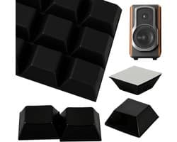 Rubberen voetjes 20 x 20 mm - zelfklevend - antislipbuffers - ideaal voor luidsprekers - ShopVlot