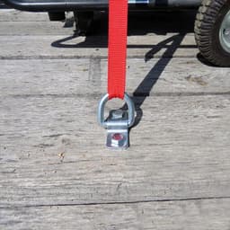 Afmeeranker D Ring - Grondhaak Verankering - Vastzetten Vracht - Heavy Duty Staal - 87.5 mm - Zilver — thumbnail 2
