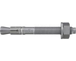 Boutanker Set - Keilbouten - Bevestigen in Beton - Lange Schroefdraad - 10 Stuks - Verzinkt