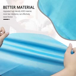 SnelShoppen - 2-Piece Reis Waszakken 60 x 90 cm, Grote Capaciteit, Duurzaam 120 Liter, Lichtblauw & Grijs, Ideaal voor Vakantie, Camping en Thuisgebru — thumbnail 2