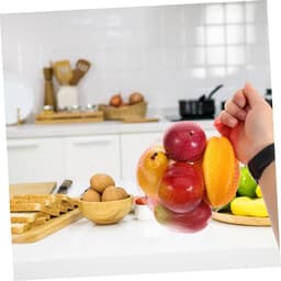 Draagbare Netzakken - Groente Opslag Netje - Fruit en Groenten Bewaren - Scheurvast Nylon Materiaal - 44 cm - Niet gespecificeerd — thumbnail 2