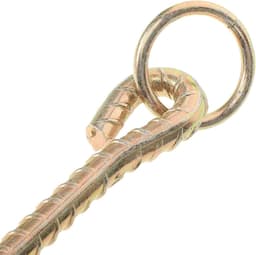 Grondanker Paal - Hondenlijn Anker - Dieren Vastzetten - Stevige IJzeren Constructie - 30 cm - Goud — thumbnail 3