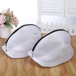 Schoenwasnet voor Sneakers en Sokken, 2 Stuks, Waszak met Rits voor de Wasmachine (38 x 21 x 23 cm) — thumbnail 3