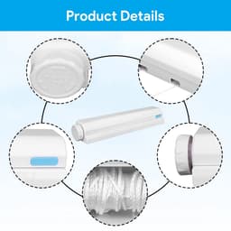 Dailygoods- Waslijn Uittrekbaar - Telescopische Wandmontage - Kleding Hangende Lijn - Sterk Touw - Hoogwaardig ABS-Materiaal - Geschikt voor Binnen/Buiten - Wasdrogerlijn — thumbnail 3