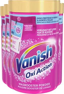 Vanish Oxi Action - Vlekkenverwijderaar - Wasbooster - Gekleurde Was - 1.5 Kg - Voordeelverpakking - 4 stuks — thumbnail 1