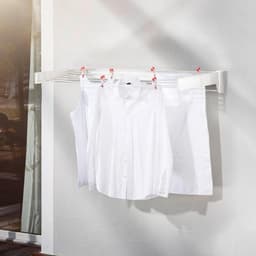 Wasrek Telegant 81 Protect Plus - Uittrekbaar Wanddroger - Klein Compact Formaat - Ideaal voor Badkamer of Balkon — thumbnail 2