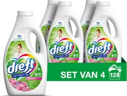 Dreft Vloeibaar Wasmiddel Touch of Pink 32 Wasbeurten - 4 x 1,4 liter - Voordeelverpakking — thumbnail 2