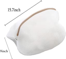 Waszakken met ritssluiting voor bescherming en opslag - 2-delige set voor delicate kleding en schoenen — thumbnail 5