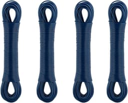 Clothesline Set of 4 - 30m Steel Wire PVC Shell Extra Strong - Blue - Indoor & Outdoor Use — thumbnail 1