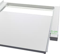 Scanpart tussenstuk voor wasmachine en droger met werkblad - Ideaal voor zwaardere warmtepompdrogers - Geschikt voor AEG Bosch LG Miele Samsung Siemens Zanussi Whirlpool - Stapelkit - Universeel — thumbnail 1