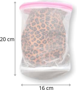CHPN - Waszak - Wasnetje - Wasnet - Wassen - Handwas - Lingeriezakje - 16x20cm - Wit - Wasnet - Voorzichtig wassen - Kledingzak - Kledingnet — thumbnail 2