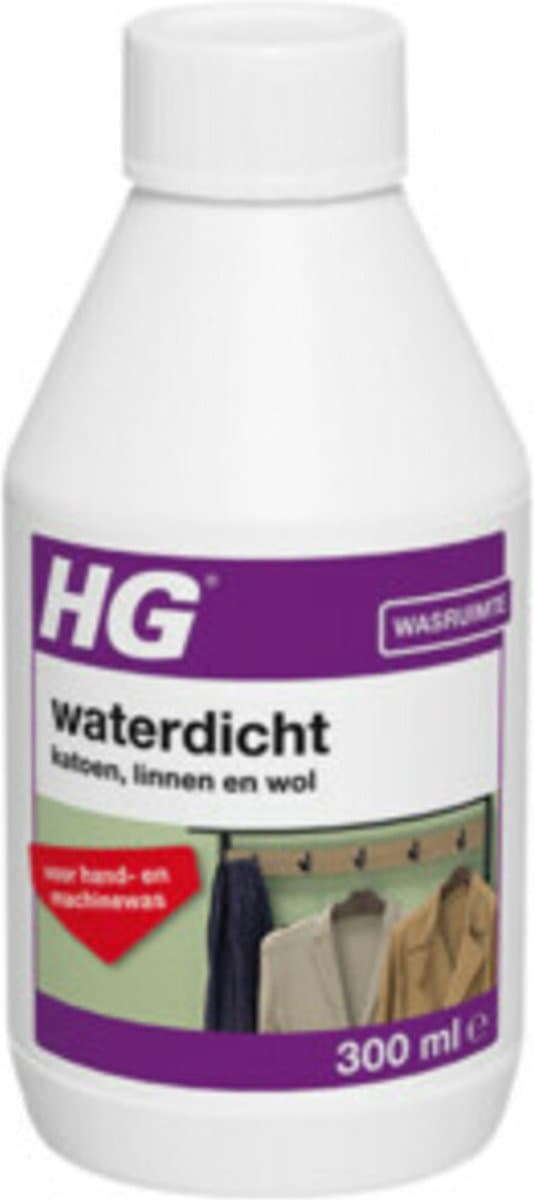 HG Waterdicht katoen Voor Linnen, Wol & Gemengde Textielsoorten - 6 x 300 ml - Voordeelverpakking — afbeelding 1