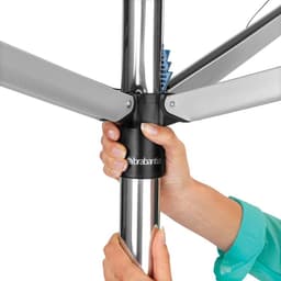 Brabantia Topspinner Droogmolen - met Betonanker - 50 m - Metallic Grey — thumbnail 4