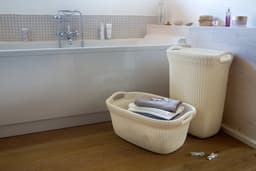 Curver Knit Wasmand - 40L - set van 2 - Oasis white — thumbnail 4