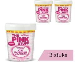 The Pink Stuff - Vlekverwijderaar voor witte was - 3 x 1.2 kg - Voordeelverpakking