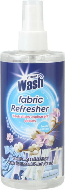At Home - Wash - Textielverfrisser - Fresh Cotton - Neutraliseert Onaangename Geuren - 300 ml — thumbnail 1
