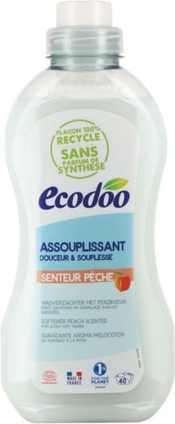 Ecodoo Wasverzachter Perzik 40 Wasbeurten 1 liter — thumbnail 1