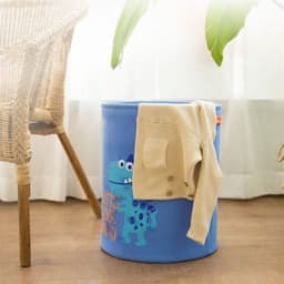 TDR - Opvouwbare wasmand -dinosaurus design -speelgoed mand - opberg mand-Met handvat -blauw 35 * 45cm — thumbnail 3