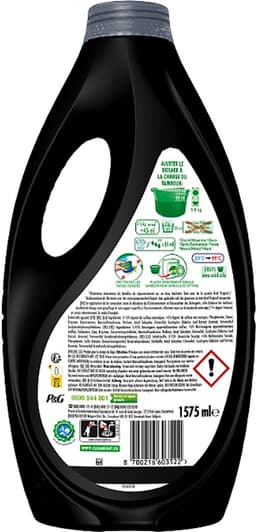 Ariel Black Protection Vloeibaar Wasmiddel – 35 Wasbeurten – Beschermt Zwarte & Donkere Kleding – Werkt ook in Koud Water – 1575 ml — thumbnail 4