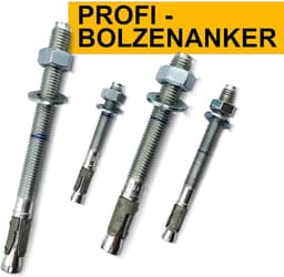 Heavy Duty Pluggen - Betonankers Keilbouten - Hoge Lasten Bevestigen - ETA Goedgekeurd - M12x180 10 stuks - Verzinkt — thumbnail 5