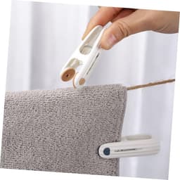 Windbestendige Plastic Bedlakenclips - 24 Stuks - Multifunctionele Antislip Kledingklemmen Voor Dekbedden - Handdoeken En Dekens - Voor Binnen En Buiten - Afmeting 6x2.5x1.6 cm — thumbnail 3