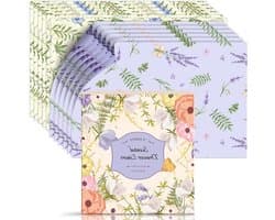 Geurend Kastpapier - Lade Inserts - Kleding Opfrissen - Linnen Lavendel Geur - 36.5 x 50 cm - Lavendel & Linnen