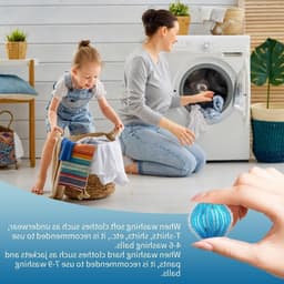 12 Stuks Lintballen voor Wasmachine - Herbruikbare Haarvangers voor Dierenharen, Effectieve Verwijderaar van Honden- en Kattenharen, Ideaal voor Wasmachine en Droger — thumbnail 5