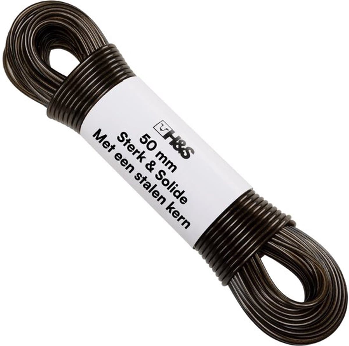 Allecto - Waslijn Sterk - Pvc Waslijndraad met Stalen Kern - 50 m — afbeelding 1