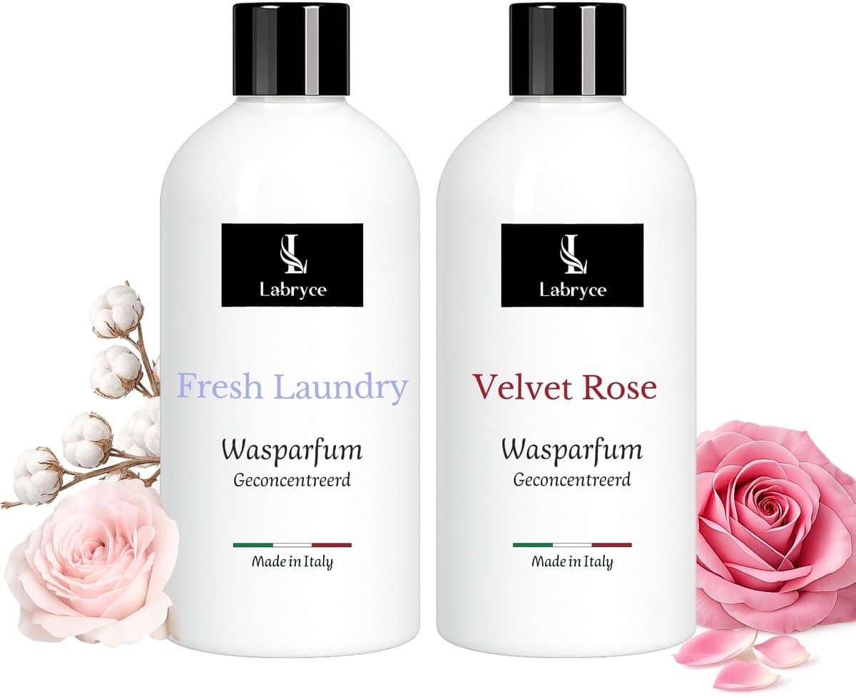 Labryce Wasparfum - Fresh Laundry & Velvet Rose - 2 x 250 ml - Duo Pakket — afbeelding 1