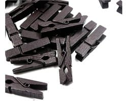 Houten Wasknijpers - Kleurrijke Clips - Foto Decoratie - Natuurlijk Materiaal - 100 Stuks - Gemengde Kleuren