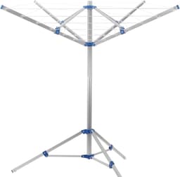 Campingdroger - Wasrek - Buiten Wassen - 15 Meter Waslijn - 152 cm Spanwijdte - Aluminium — thumbnail 2
