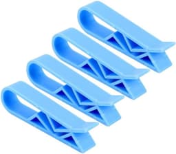 Vuilniszak Clips - Prullenbak Clips - Afval Beheren - Speciaal Inkepingsontwerp - 410 Stuks - Blauw — thumbnail 1