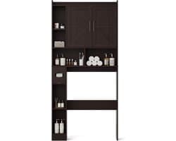 Wasmachine Ombouw - Opbouwmeubel - Kast Wasdroger - Meubel - wasruimte stijl