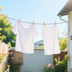 Waslijn voor buiten - Touw voor drogen - Kleding drogen - Stalen kern - 50 meter - Transparant — thumbnail 5