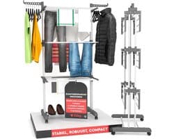 VLSelect® Droogrek inklapbaar - Droogrek - Wasrek - Droogtoren