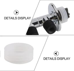 Wasmachine Afvoerconnector - Vloer Afvoer - Voorkomt Terugstroming - Drieweg Aansluiting - 32-46mm Pijpen - Grijs — thumbnail 2