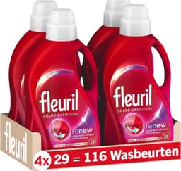 Fleuril Color - Vloeibaar Wasmiddel - Gekleurde Was - 4x29 Wasbeurten - Voordeelverpakking — thumbnail 1