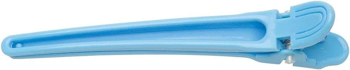 Haar Klemmen - Kappers Clips - Haar Stylen - Zak van 12 - 10 cm - Roze Blauw Paars — afbeelding 1
