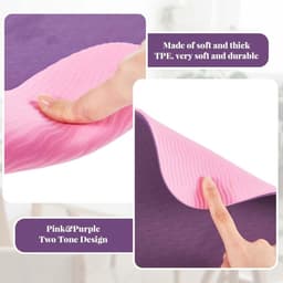Geluiddempende Mat - Naaimachine Accessoire - Trillingen Dempen - Dubbellaags Textuur - 2 Matten Set - Paars — thumbnail 2
