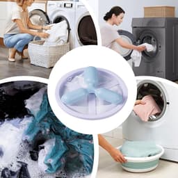 Haarvanger Wasmachine - Pluisvanger Wasmachinebal - Kleding Reinigen - Voorkomt Verstoppingen - 17.2 x 9.4 cm - Blauw — thumbnail 2