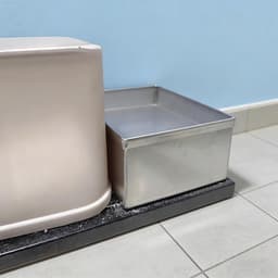 Lekbak Wasmachine - Opvangbak Apparaten - Water Opvang - Roestvrij Staal - 70x70cm - Zilver — thumbnail 5
